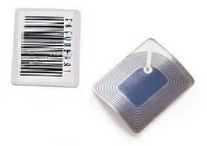 La Etiqueta Adhesiva Antirrobo 4x3 RF etiquetas de productos